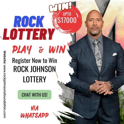 dwayne johnson foundation lottery|ROCK JOHNSON FOUNDATION LOTTERY WINNER 2024 LIST.